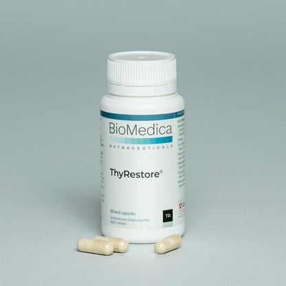 BioMedica ThyRestore 60 caps KSM66 Ashwagandha Iodine Selenium Thyroid Capsules Australia Health Potential
