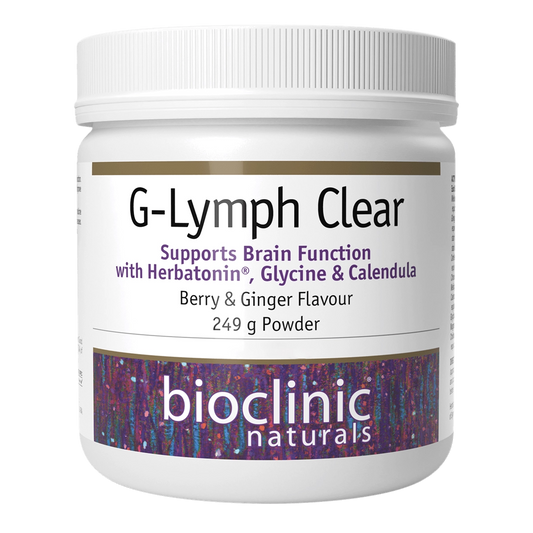 Bioclinic Naturals G-Lymph Clear 249g Berry & Ginger powder