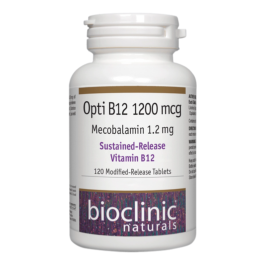 Bioclinic Naturals Opti B12 1200mcg 120 tablets
