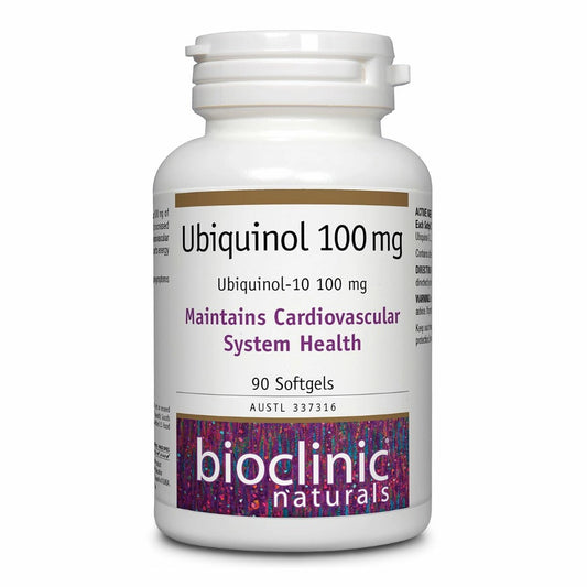 Bioclinic Naturals Ubiquinol 100mg 60 capsules