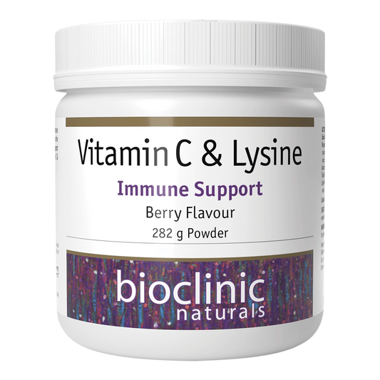 Bioclinic Naturals Vitamin C & Lysine 282g Berry
