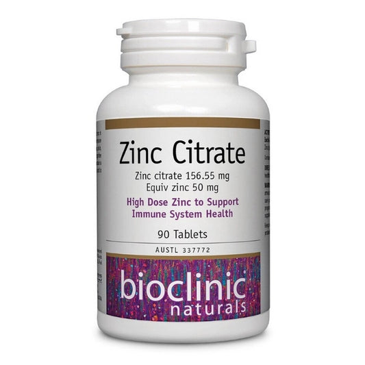 Bioclinic Naturals Zinc Citrate 90 tablets