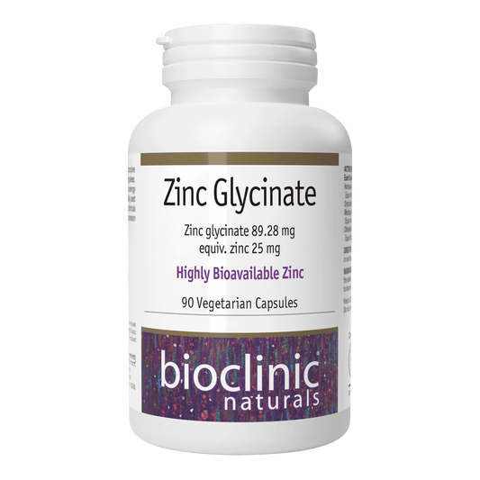 Bioclinic Naturals Zinc Glycinate 90 capsules
