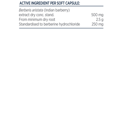 Designs for Health Berb-Evail 60 caps Evail Berberine Bioavailable Ingredients Panel Australia Health Potential