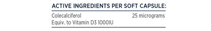 Designs for Health D3 Supreme 240 caps Pure Colecalciferol D3 Clean Ingredients Panel Australia Health Potential