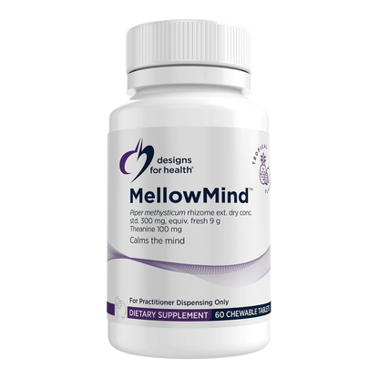 Designs for Health MellowMind 60 tabs Kava Theanine Mild Anxiety Calm Mind Stress Relief Australia Health Potential