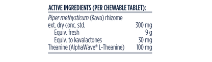 Designs for Health MellowMind 60 tabs Noble Kava AlphaWave Theanine Dual Pathway Ingredients Panel Australia Health Potential