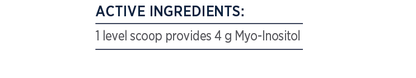Designs for Health Myo-Inositol 120g Unflavoured Pure Myo-Inositol Excipient Free Ingredients Panel Australia Health Potential
