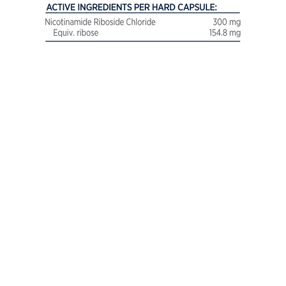 Designs for Health NR Supreme 30 caps Nicotinamide Riboside NAD Ribose Ingredients Panel Australia Health Potential