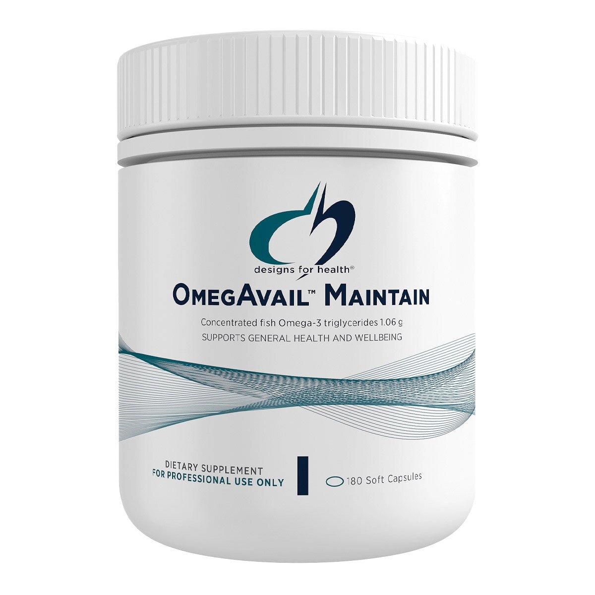 Designs for Health OmegAvail Maintain 180 caps VivoMega Pure Omega3 Cardiovascular Brain Eye Health Australia Health Potential