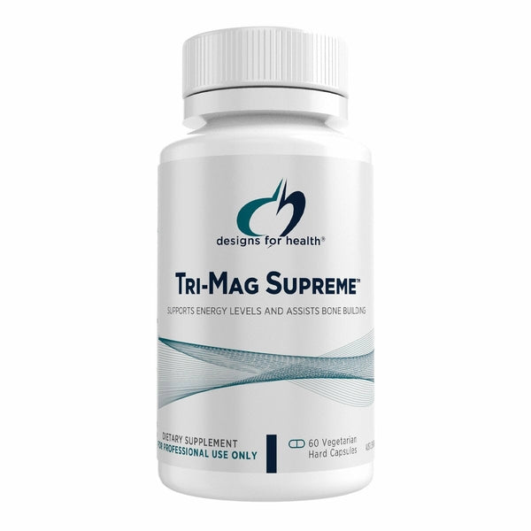Designs for Health Tri-Mag Supreme 60 caps Magnesium Orotate Chelate Energy Muscle Cardiovascular Australia Health Potential