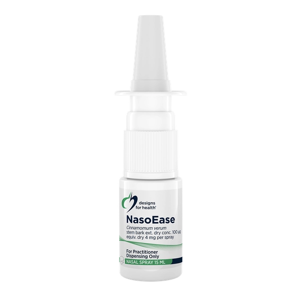 Designs for Health NasoEase nasal spray Ceylon cinnamon seasonal allergy relief nasal congestion itching Australia Health Potential