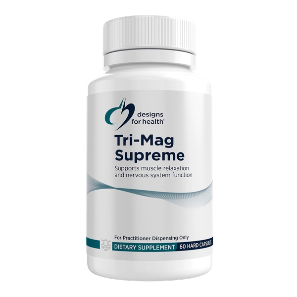 Designs for Health Tri-Mag Supreme 60 caps Magnesium Orotate Chelate Energy Muscle Cardiovascular Australia Health Potential