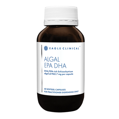 Eagle Clinical Algal EPA DHA 60 caps Vegan Algal Omega3 Brain Cognitive Cardiovascular Eye Health Australia Health Potential