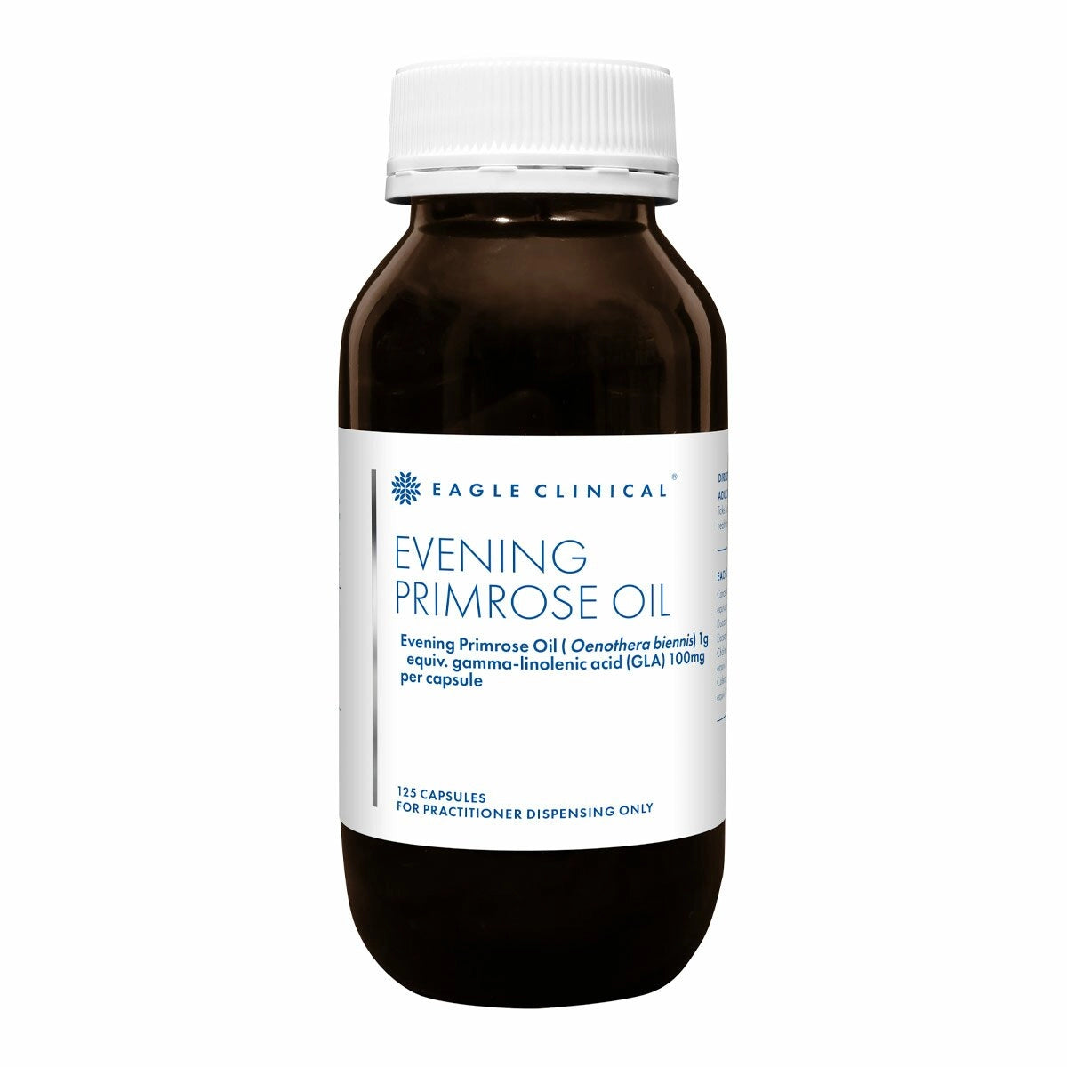 Eagle Clinical Evening Primrose Oil 125 caps GLA Inflammation Skin Integrity Womens Health Australia Health Potential