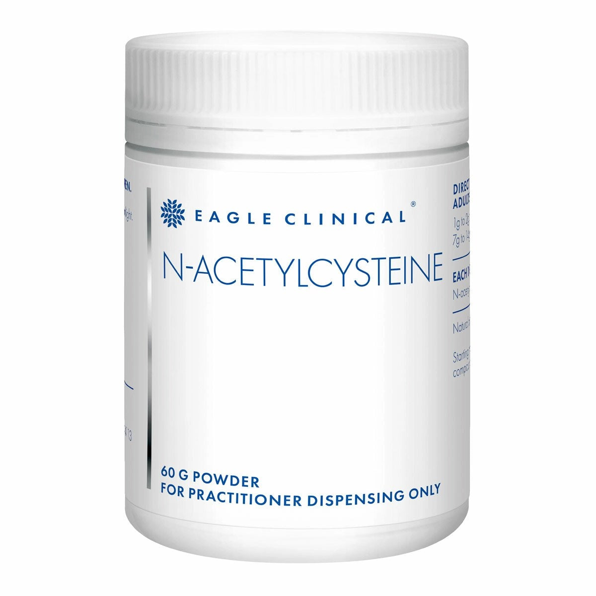 Eagle Clinical N-Acetylcysteine 60g NAC Glutathione Antioxidant Liver Detox Support Australia Health Potential