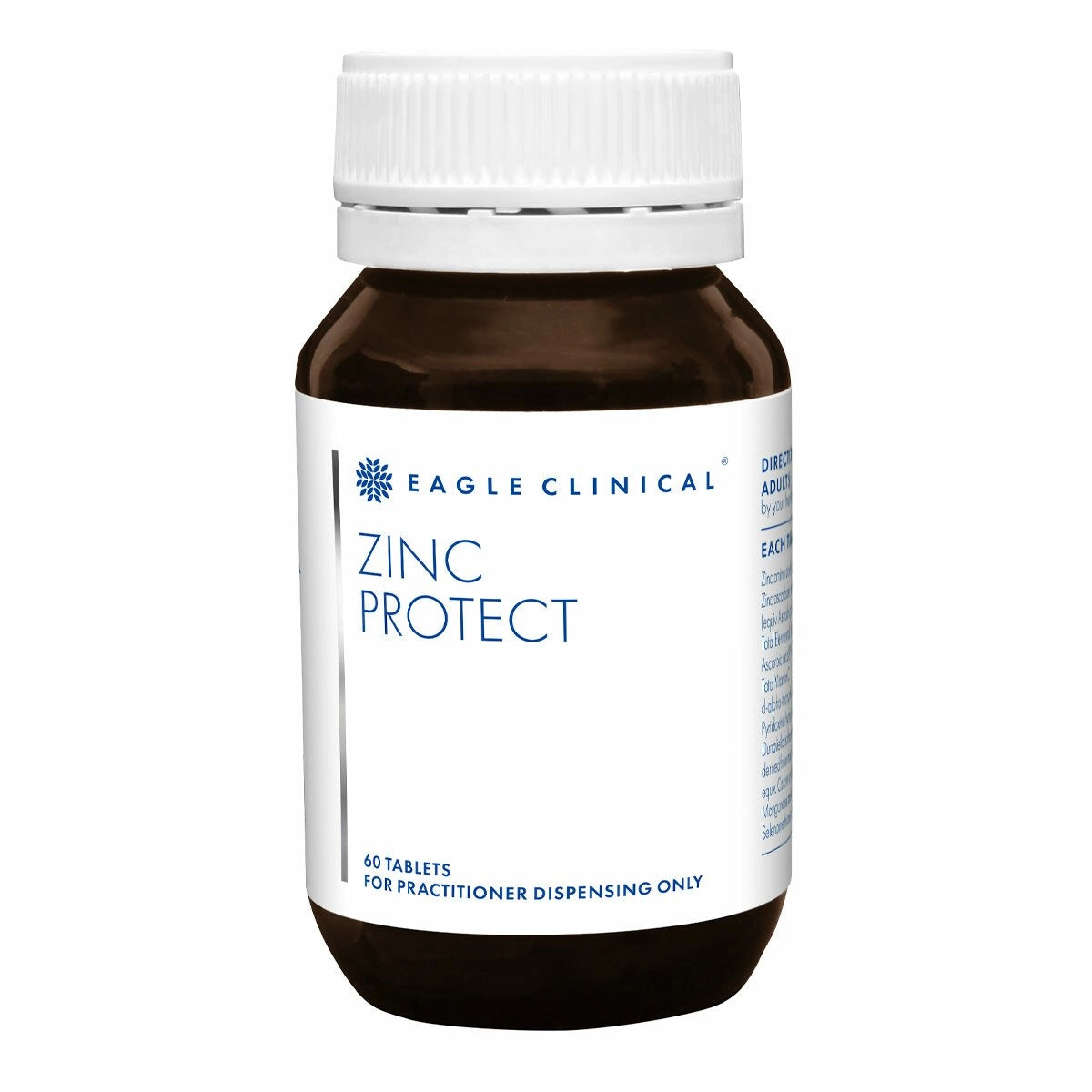 Eagle Clinical Zinc Protect 60 tabs Dual Zinc Vitamin C Selenium Immune Skin Antioxidant Australia Health Potential