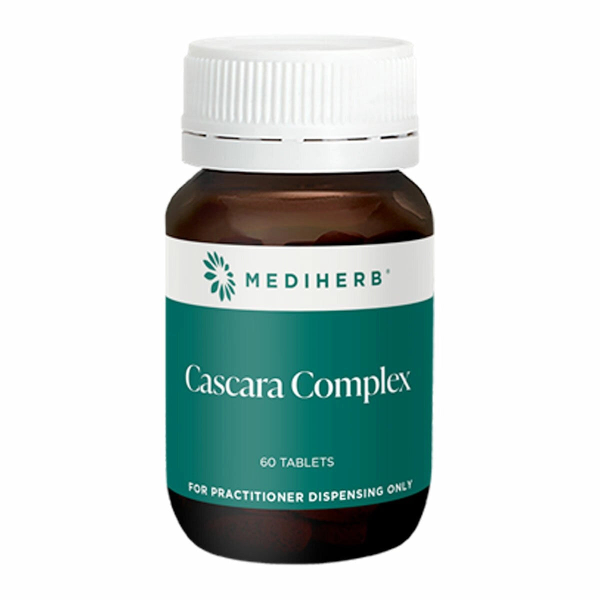 MediHerb Cascara Complex 60 Tabs Cascara Yellow Dock Dandelion Constipation Bowel Health Liver Support Bile Flow Australia Health Potential
