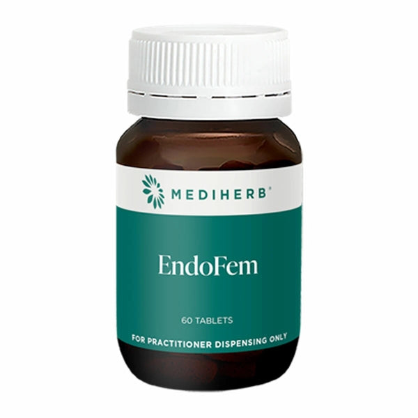 MediHerb EndoFem 60 Tabs Dong Quai White Peony Ladys Mantle Calendula Menstrual Pain Heavy Periods Endometriosis Support Australia Health Potential