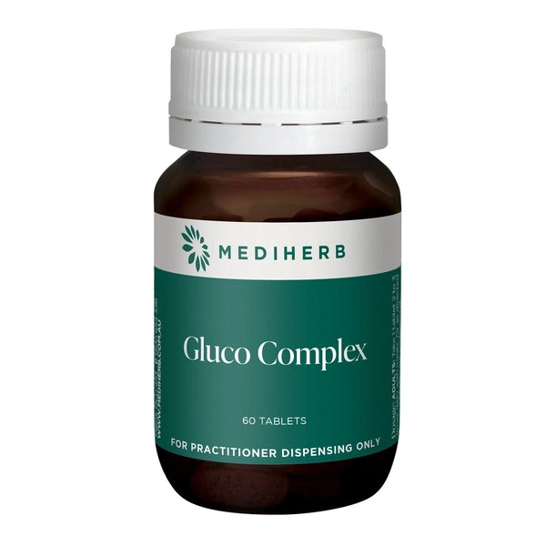MediHerb Gluco Complex 60 Tabs Gymnema Chromium Zinc Magnesium Blood Glucose Carbohydrate Metabolism Insulin Support Australia Health Potential