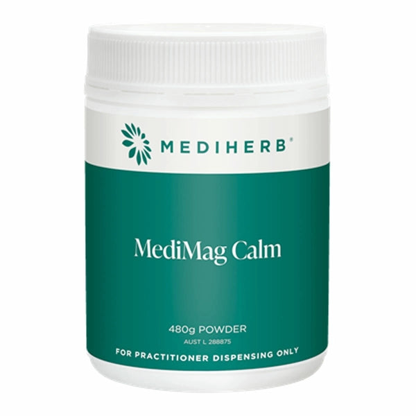 MediHerb MediMag Calm 480g Magnesium Citrate Withania Glycine Taurine Muscle Relaxation Sleep Stress Relief Australia Health Potential