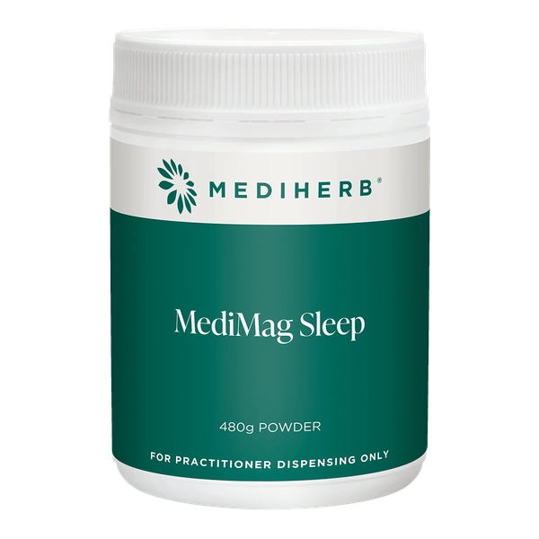 MediHerb MediMag Sleep 480g Lemon Balm Zizyphus Magnesium Citrate Glycine Sleep Support Insomnia Nervous Relaxation Australia Health Potential