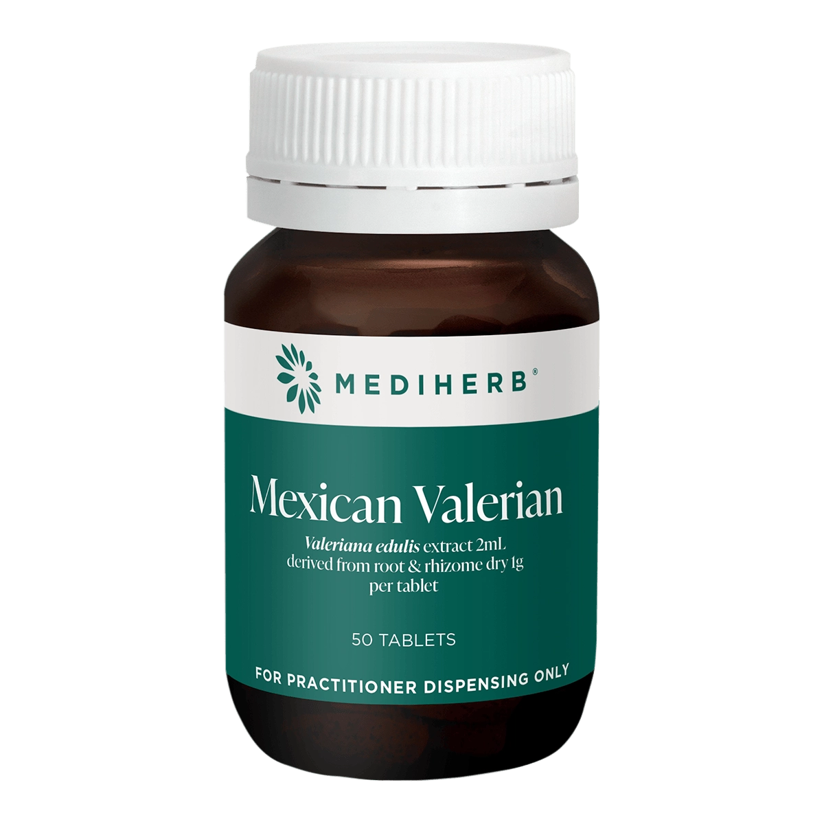 MediHerb Mexican Valerian 50 Tabs Mexican Valerian Root Nervous Tension Sleep Support Mild Anxiety Restlessness Nervine Australia Health Potential