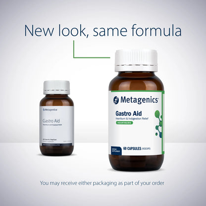 Metagenics Gastro Aid New Look Same Formula Heartburn Dyspepsia Reflux Relief Australia Health Potential