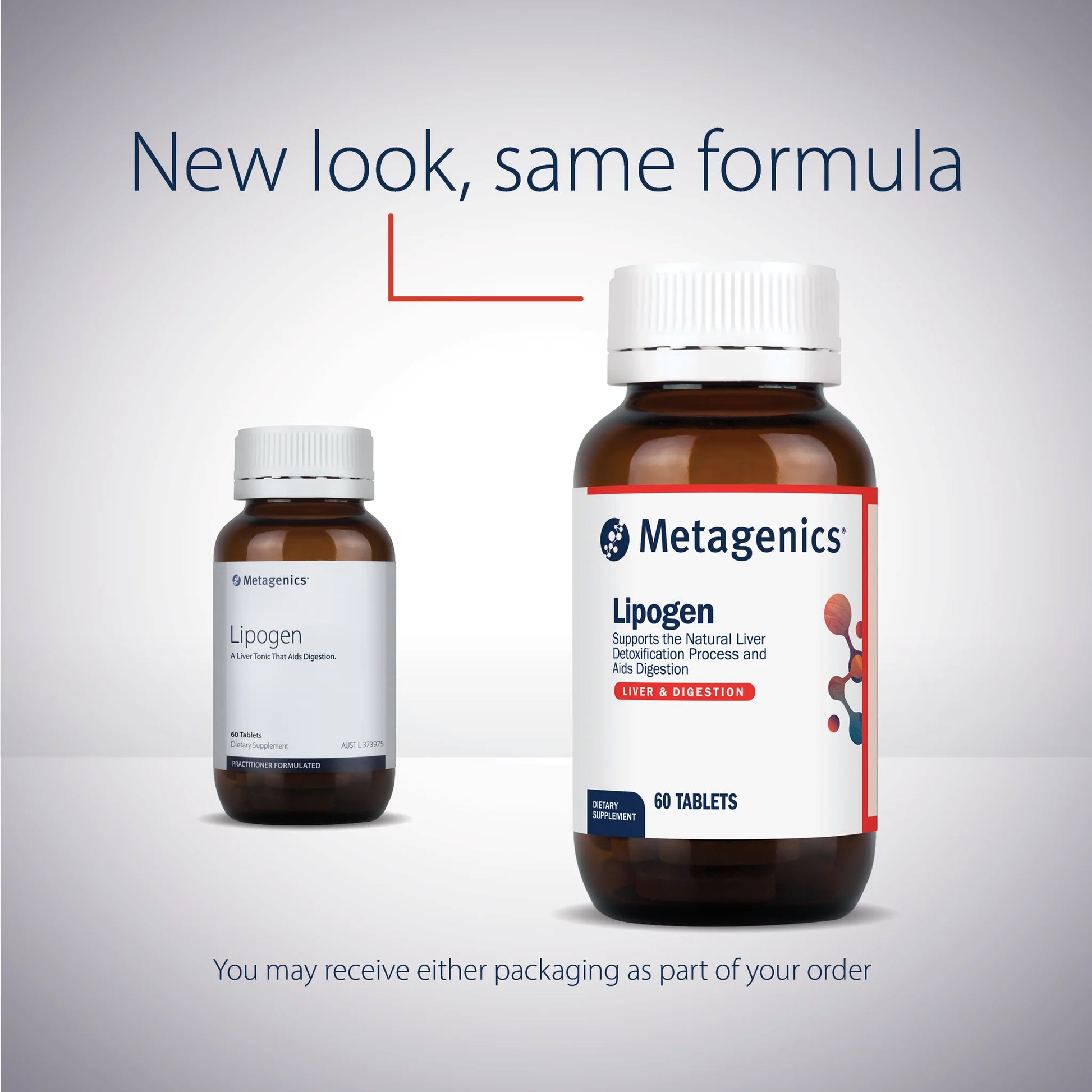 Metagenics Lipogen New Look Same Formula Choline Bupleurum Dandelion Liver Tonic Digestive Support Australia Health Potential