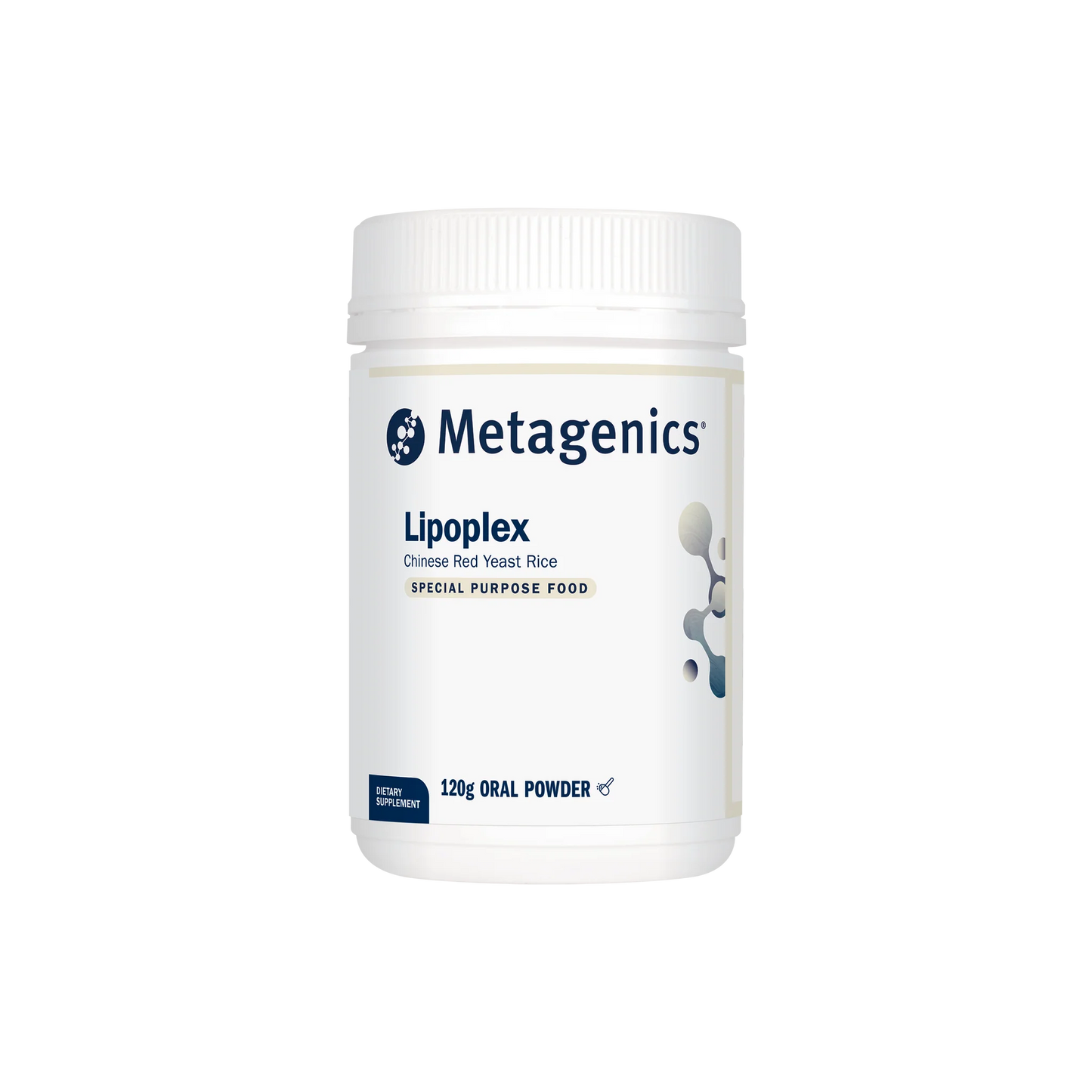 Metagenics Lipoplex 120g powder red yeast rice cholesterol cardiovascular lipid metabolism Australia Health Potential