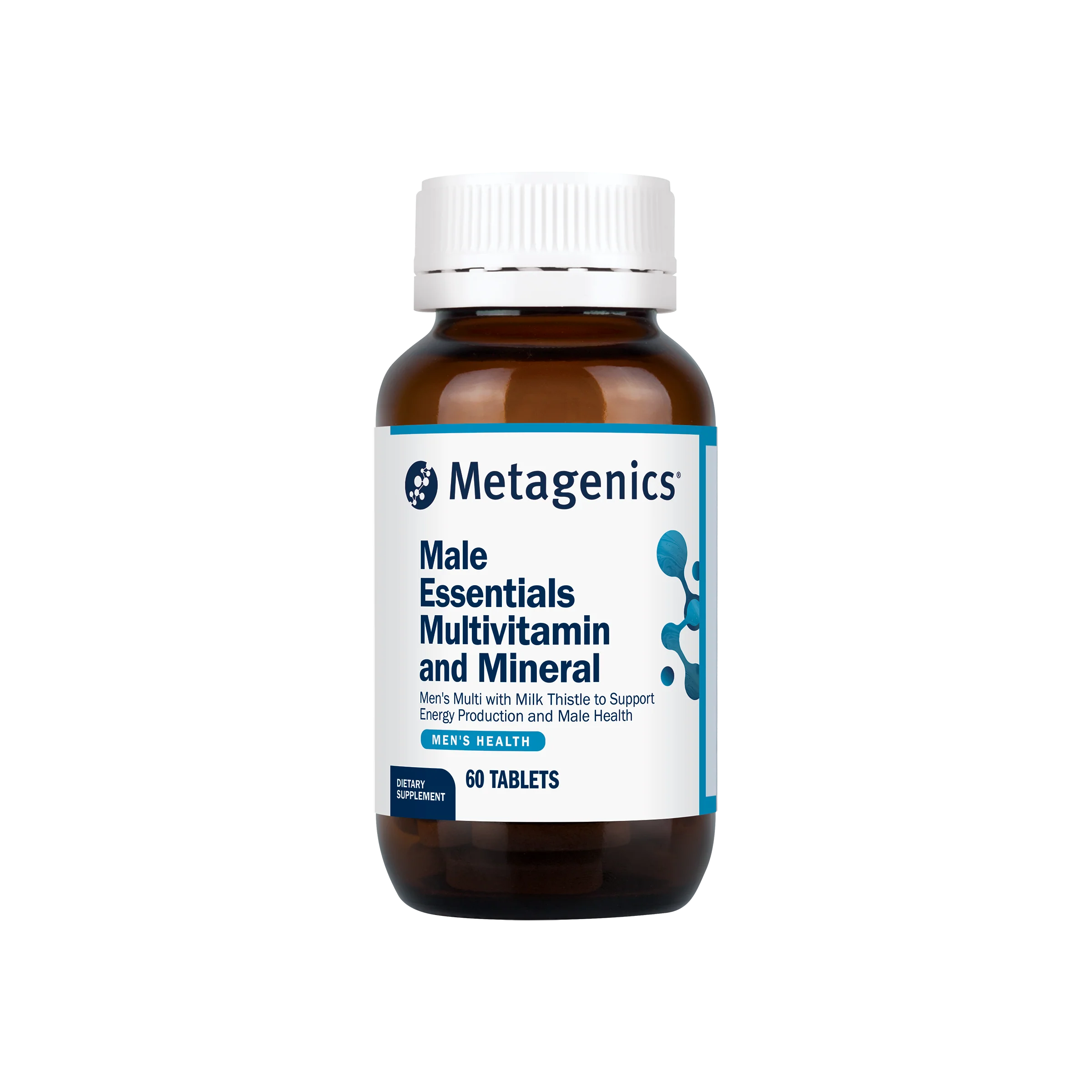 Metagenics Male Essentials Multivitamin & Mineral | Zinc, Milk Thistle ...