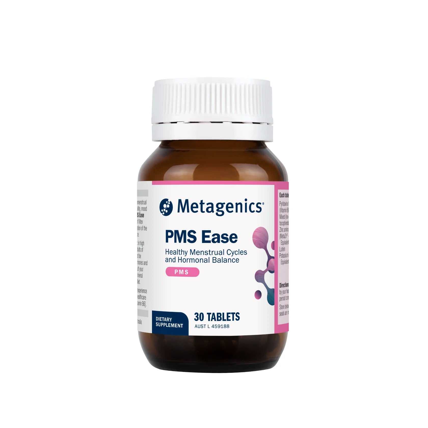Metagenics PMS Ease | Vitex, Withania & B6 for PMS Relief, Hormonal ...