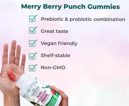 Nordic Naturals Kids Probiotic Gummies quality promise third party tested non-GMO vegan purity standards kids probiotic Australia Health Potential