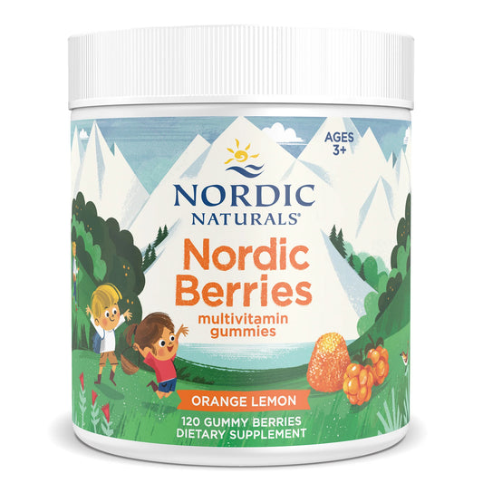 Nordic Naturals Nordic Berries Orange Lemon 120 gummies