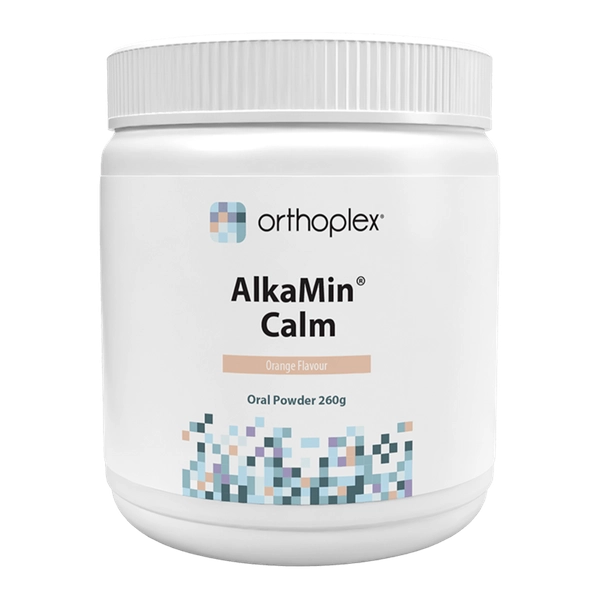 rthoplex AlkaMin Calm 260g Orange Stress pH Balance Nervous System Support Australia Health Potential
