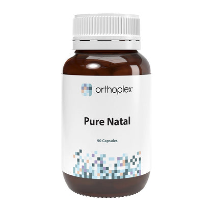 Orthoplex Pure Natal 90 caps Prenatal Folate Pregnancy Foetal Development Support Australia Health Potential
