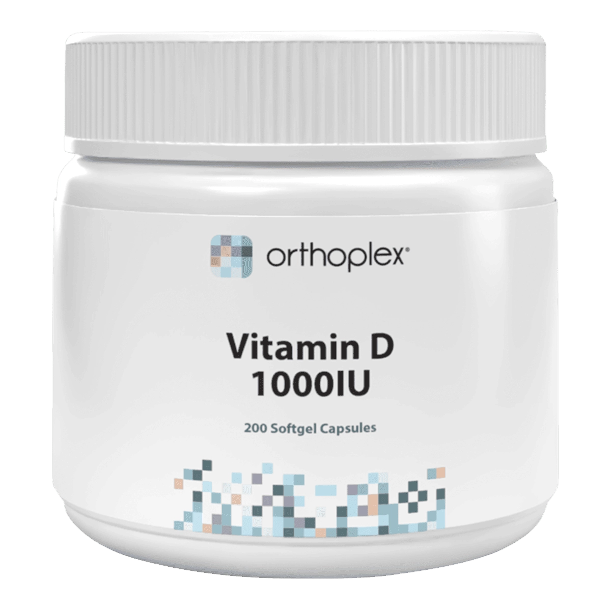 Orthoplex Vitamin D 1000IU 200 caps Vitamin D3 Immune Muscle Bone Support Australia Health Potential