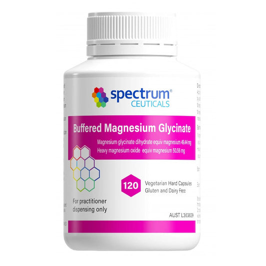 Spectrumceuticals Buffered Magnesium Glycinate 120 capsules