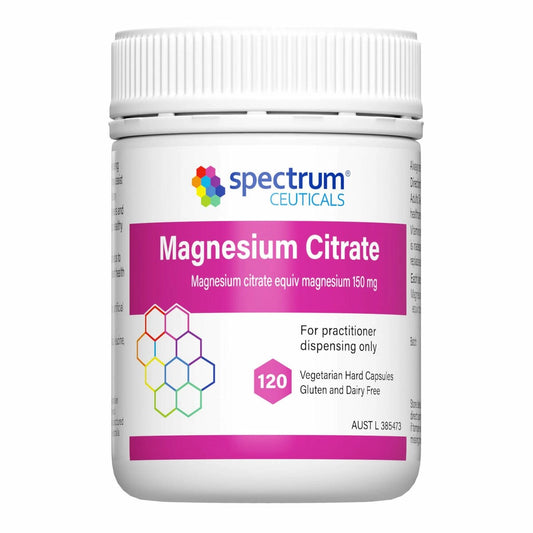Spectrumceuticals Magnesium Citrate 120 capsules