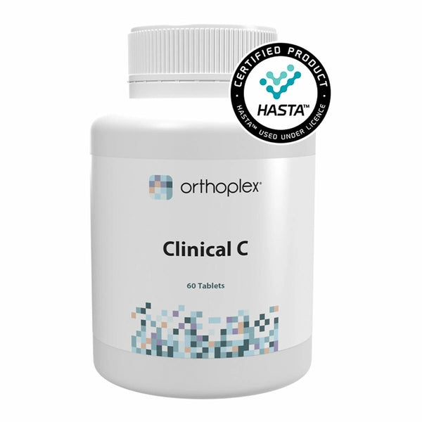 Orthoplex Clinical C 60 tablets, HASTA buffered vitamin C and glutathione formula for immune and antioxidant support – Health Potential