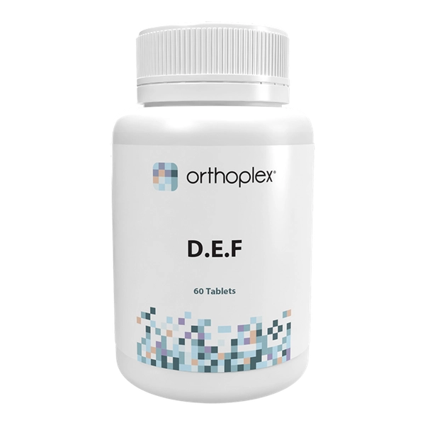 Orthoplex D.E.F. 60 tablets, pancreatic and proteolytic enzyme formula for digestive support – Health Potential